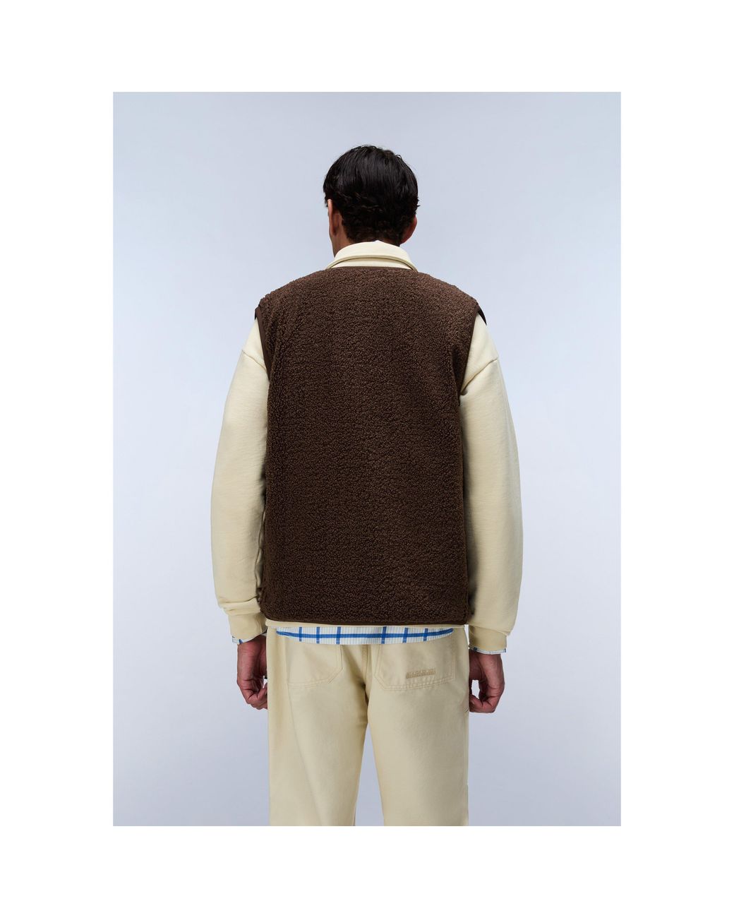 Napapijri Brown Napa Roldal Gilet for men