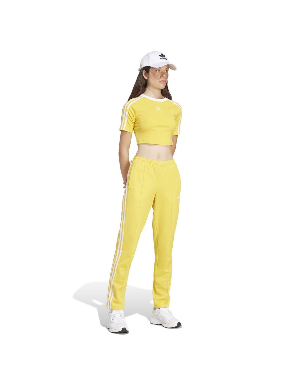 Adidas Originals Yellow Montreal Closed Cuff Fleece Joggers
