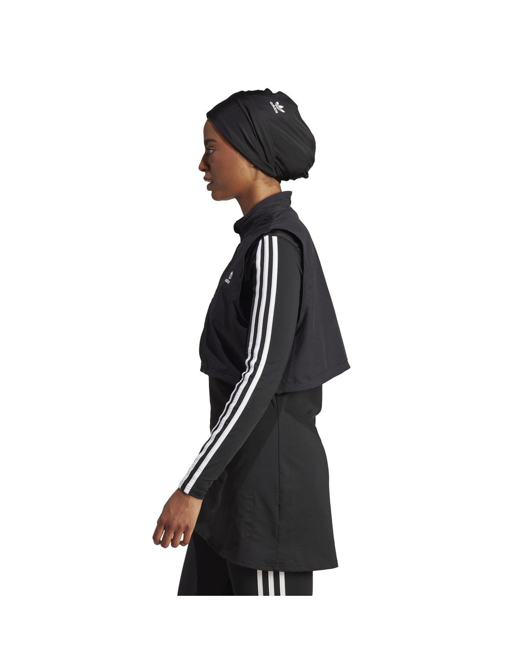 Adidas Originals Black Adidas Adicolor Full-Cover Wear Top
