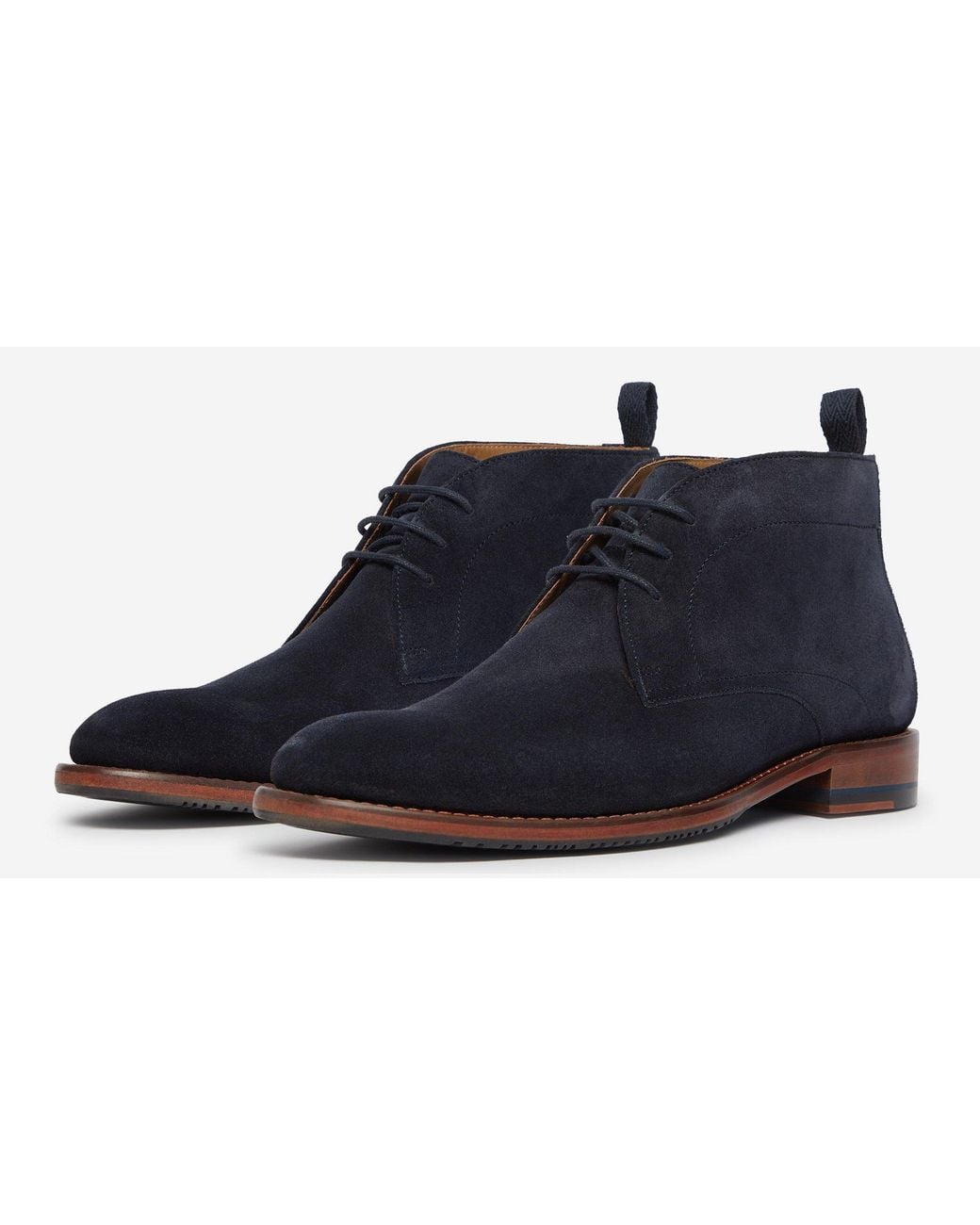 Oliver Sweeney Blue Farleton Suede Chukka Boots for men
