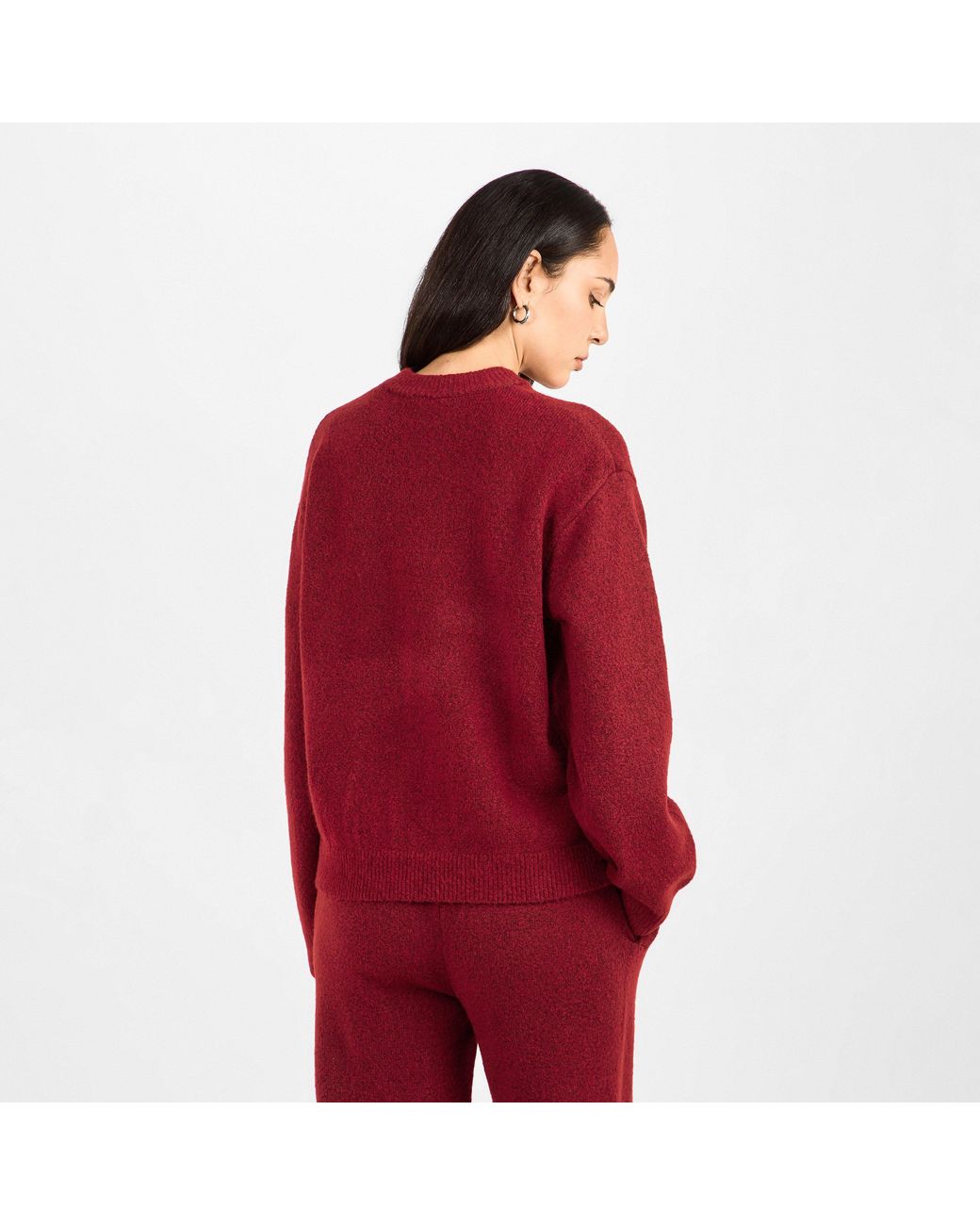 The Couture Club Red Knitted Sweatshirt