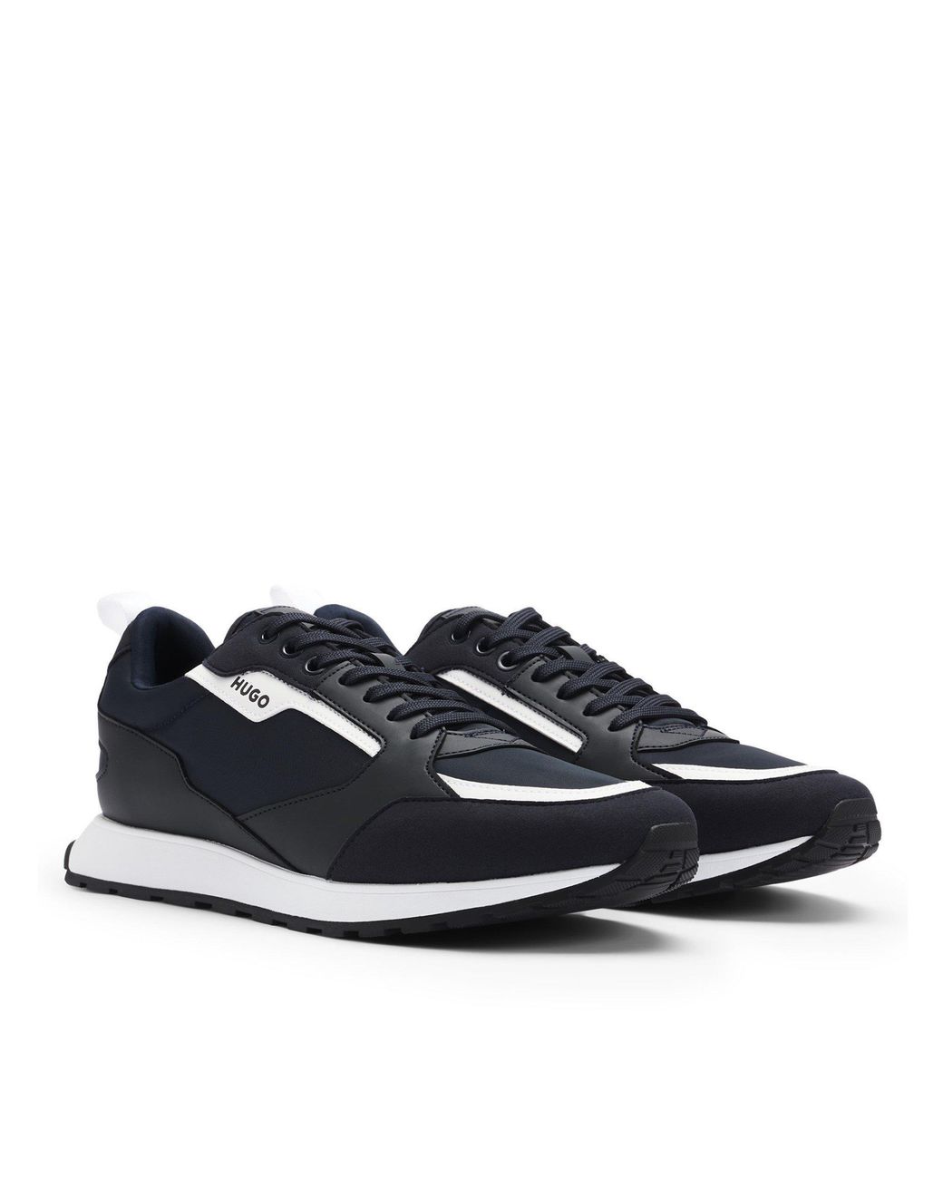 HUGO Blue Icelin Runn Trainers for men