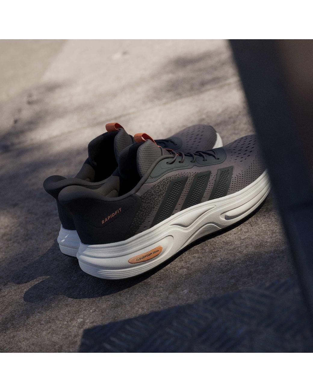 Adidas Brown Cloudfoam Cux for men