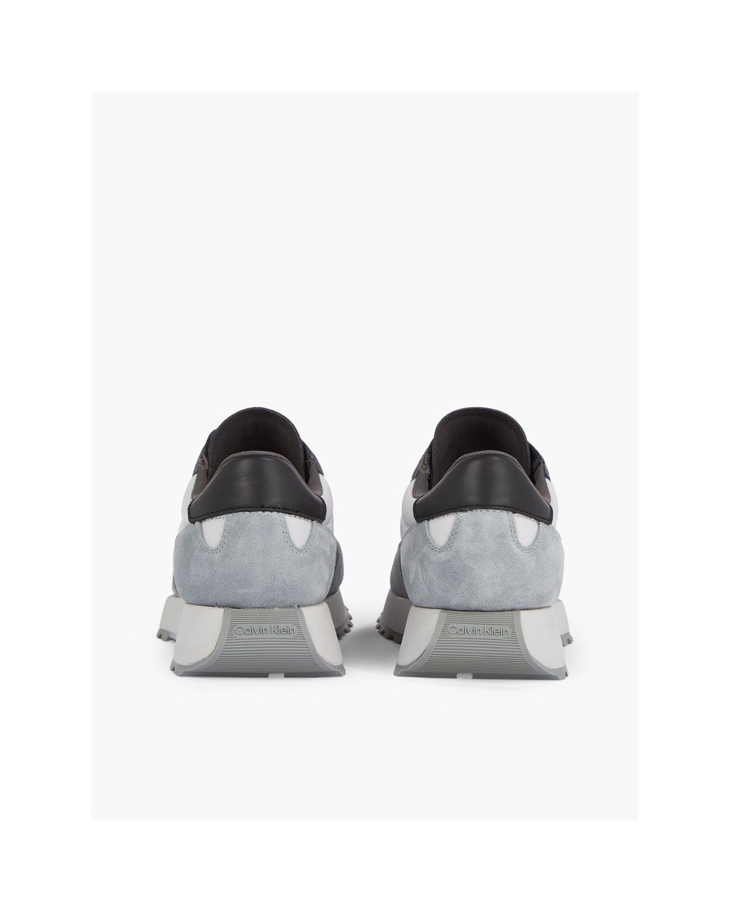 Calvin Klein Gray Suede Trainers for men