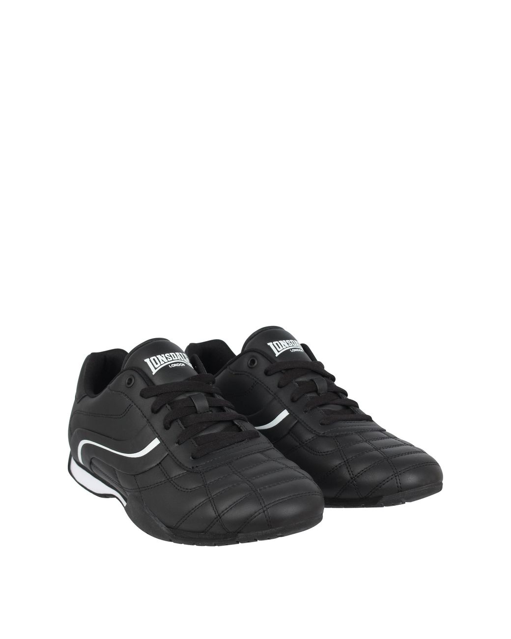 Lonsdale Black Camden Trainers for men