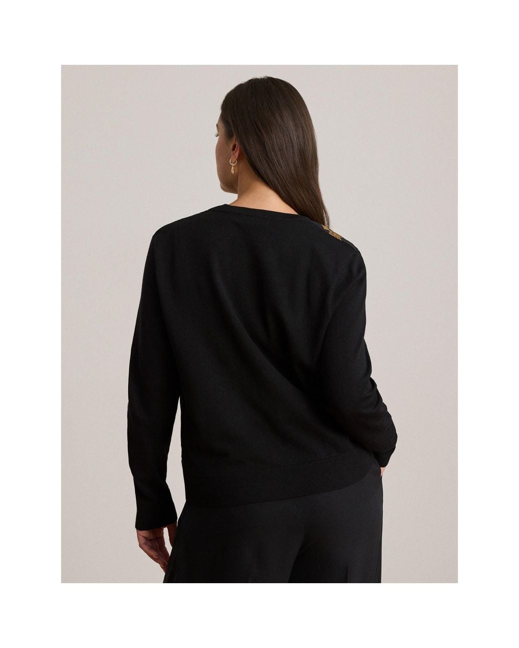 Ralph Lauren Black Cardigan