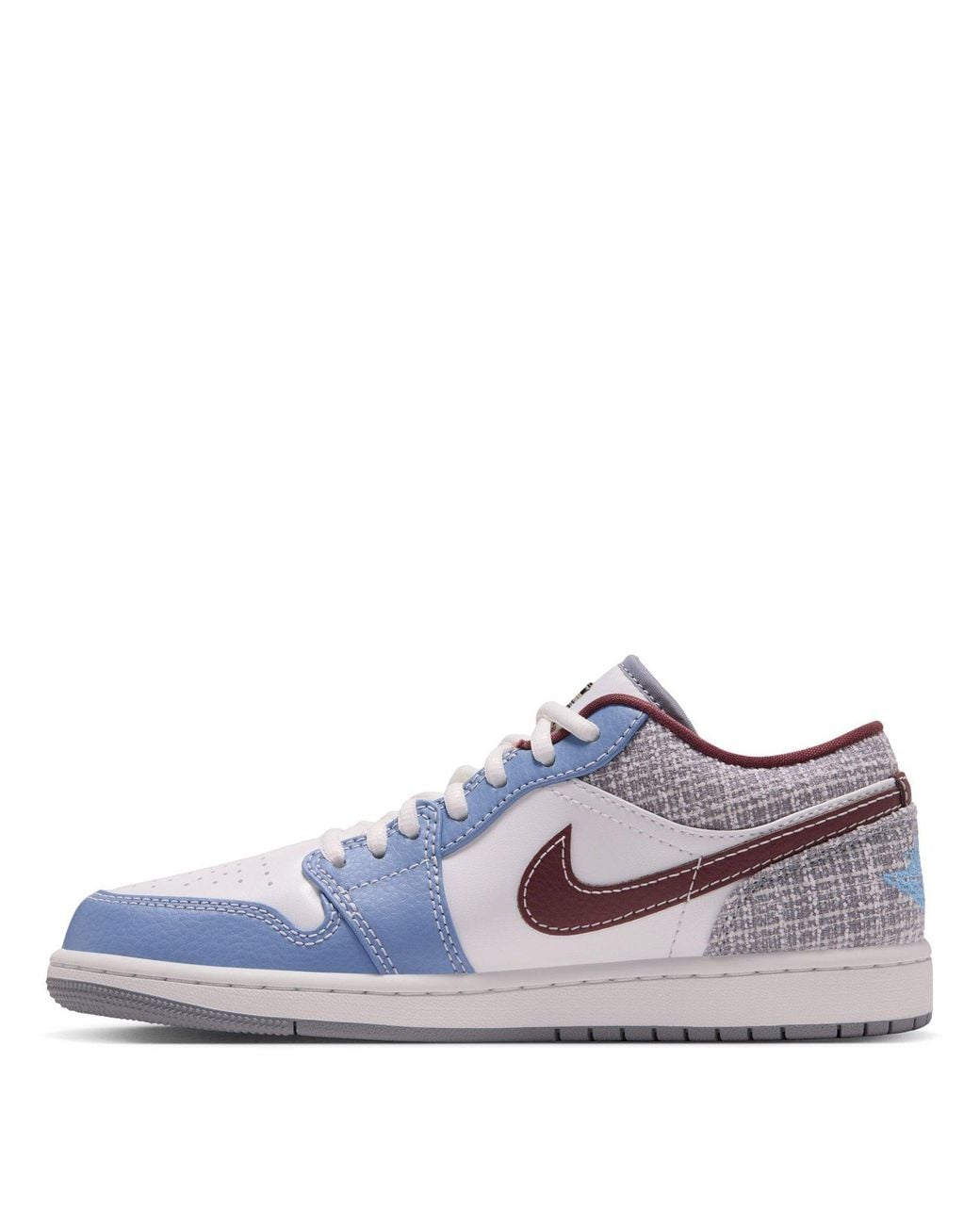 Nike Blue 1 Low Leather Low-Top Trainers
