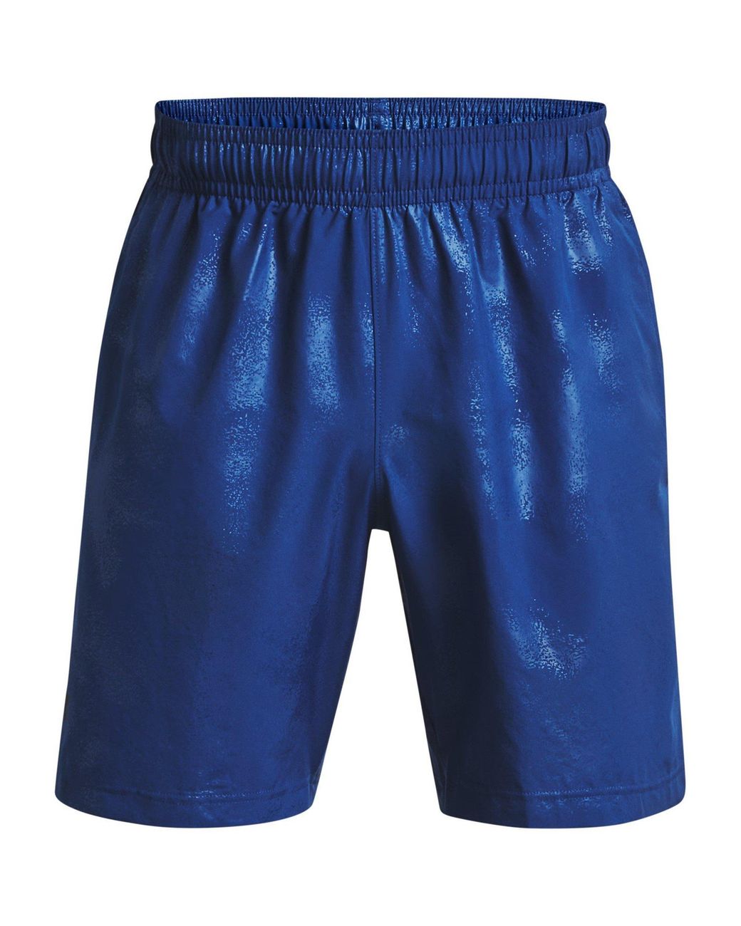 Under Armour Blue Woven Emboss Gym Shorts for men