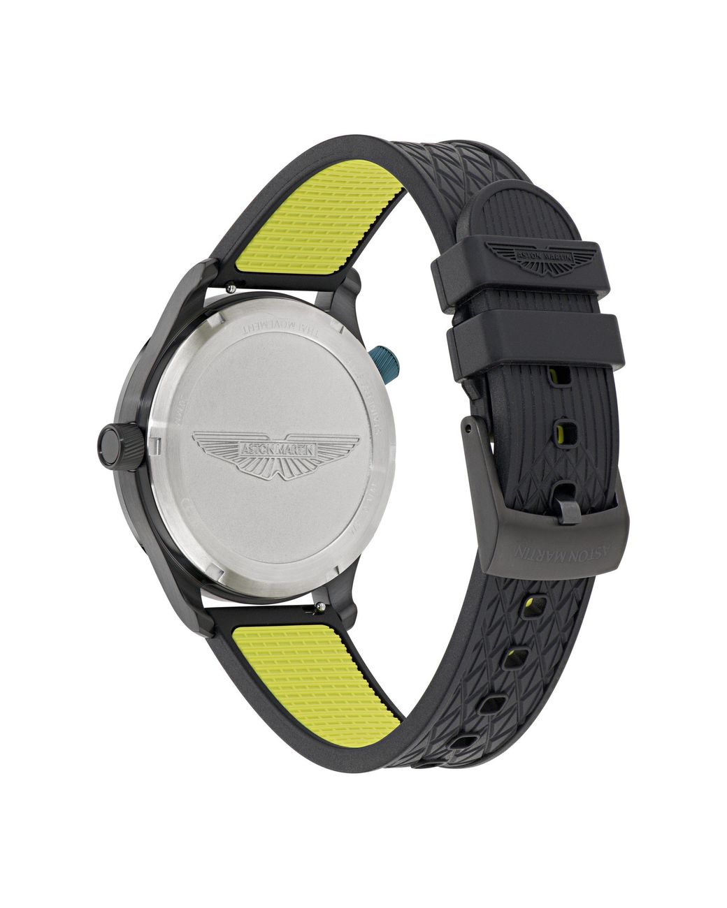 Aston Martin Black Icon Analogue Quartz Watch for men