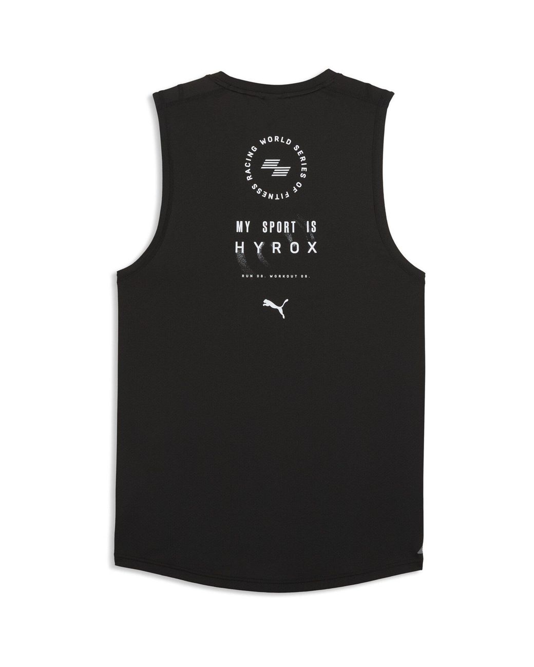 PUMA Black Hyrox Dryelite Training Tank Top for men