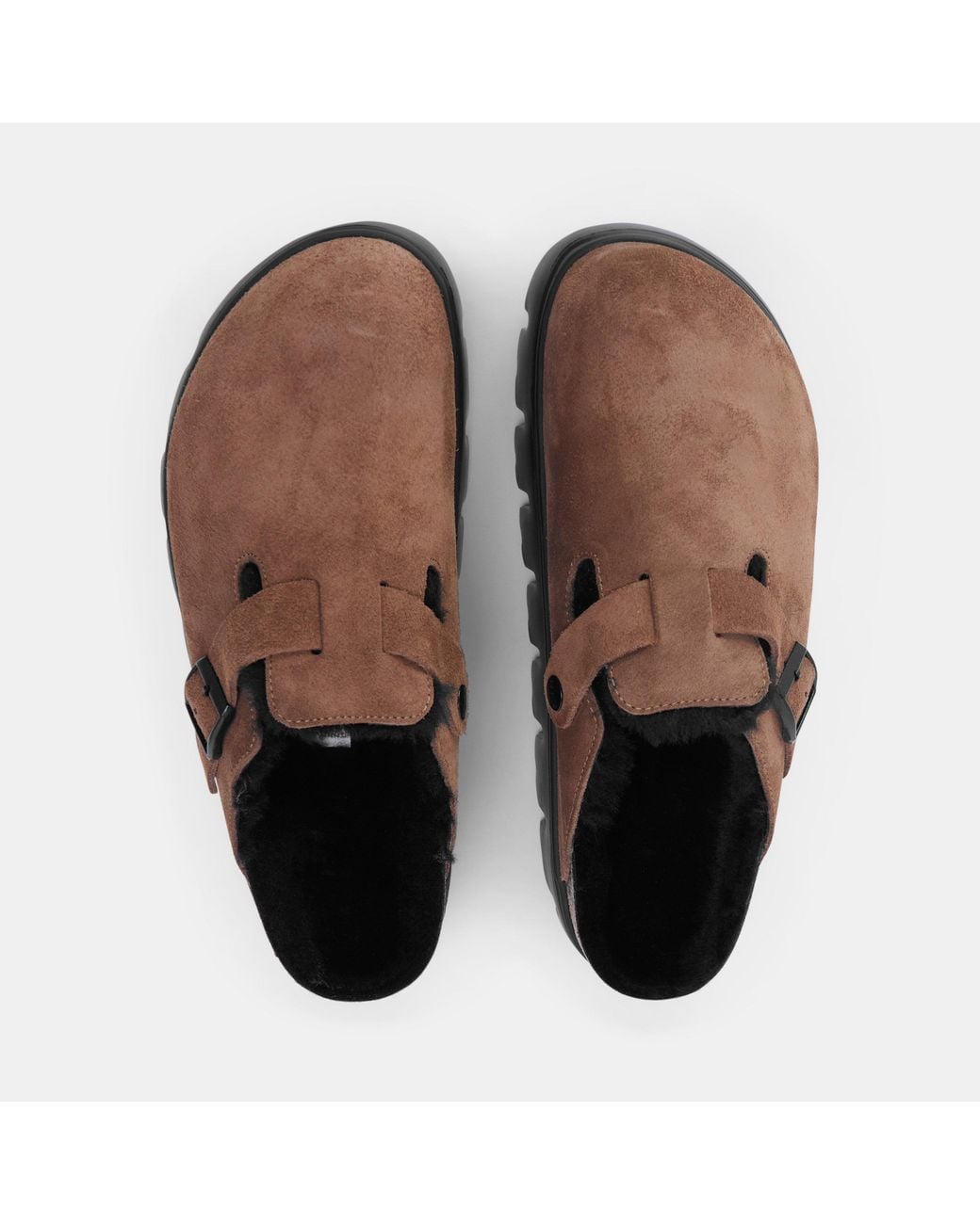 Birkenstock Brown Boston Chunky Supportive Footbed Adjustable Clogs