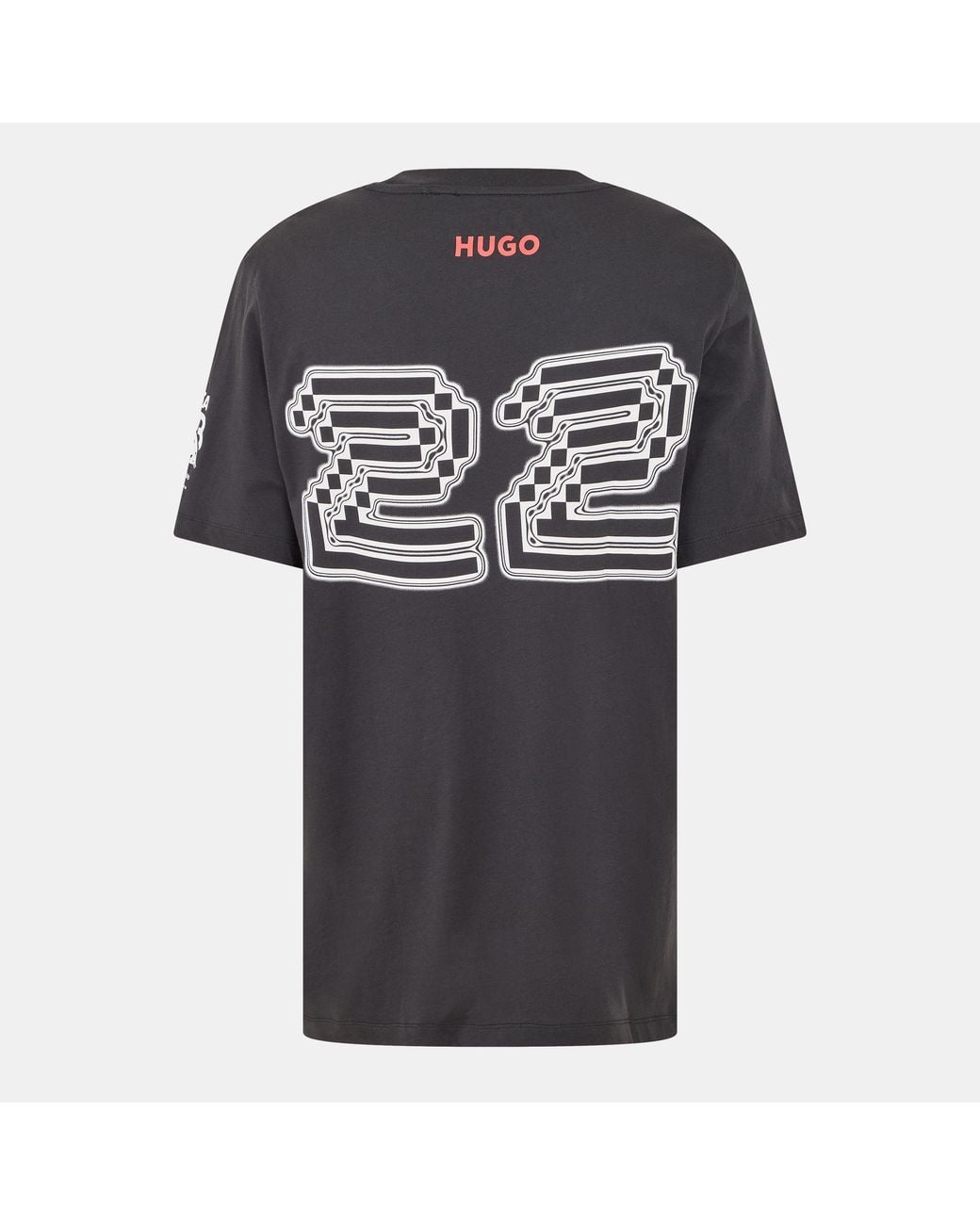 HUGO Black Yuki Short Sleeve Polo Shirt for men