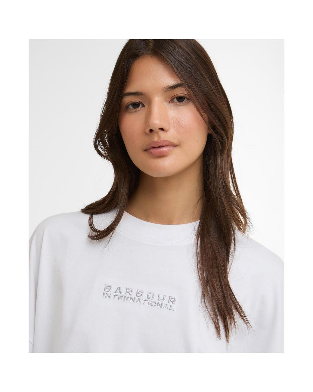 Barbour White Katya T-Shirt