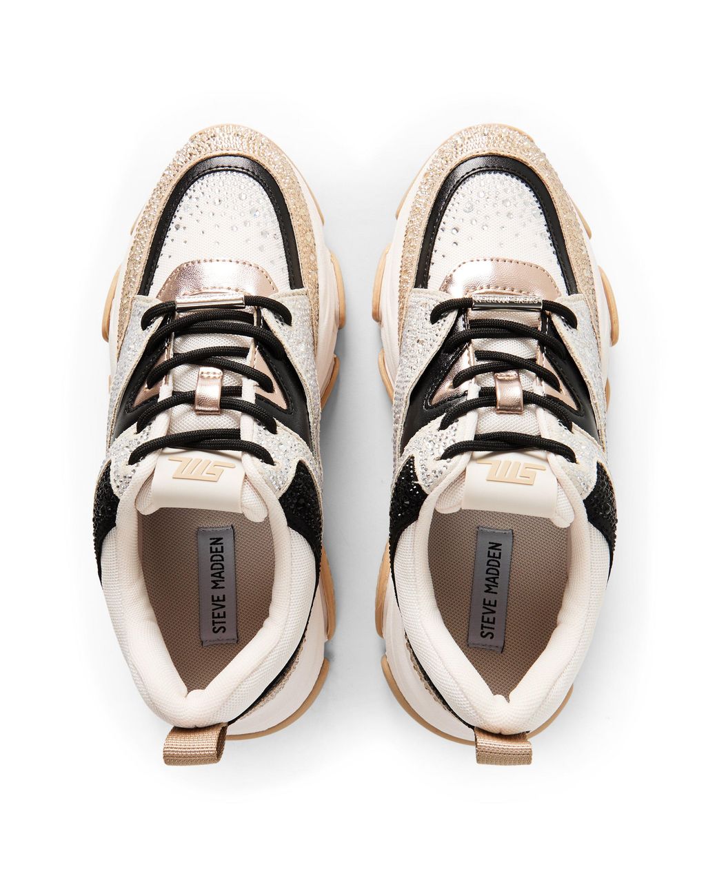 Steve Madden Black Privy Chunky Trainers
