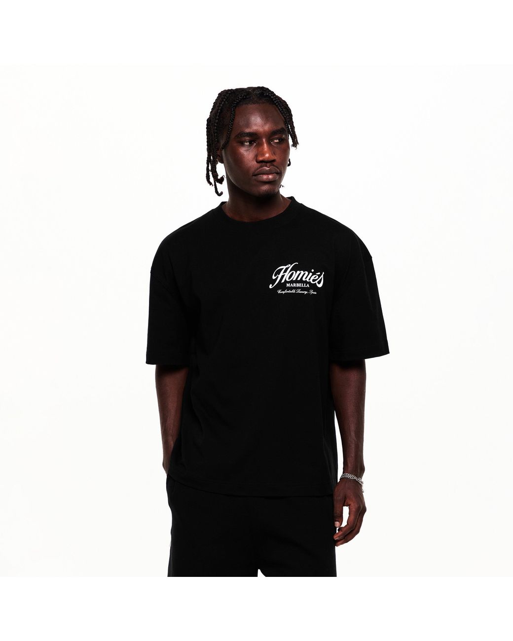 Homies Marbella Black Homies Essentials T-Shirt for men