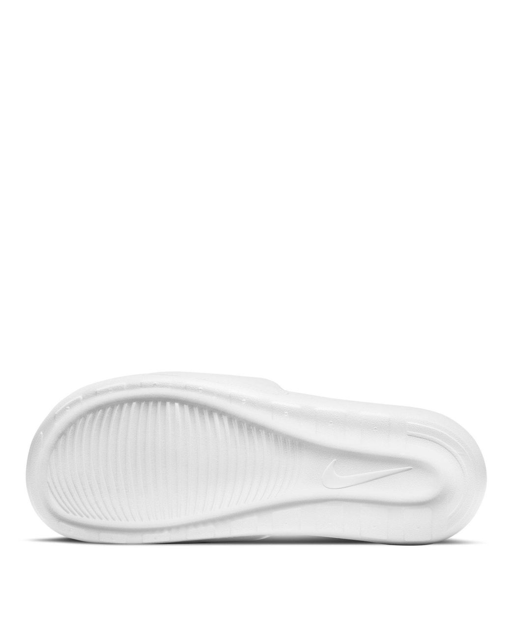 Nike White Victori One Slides for men