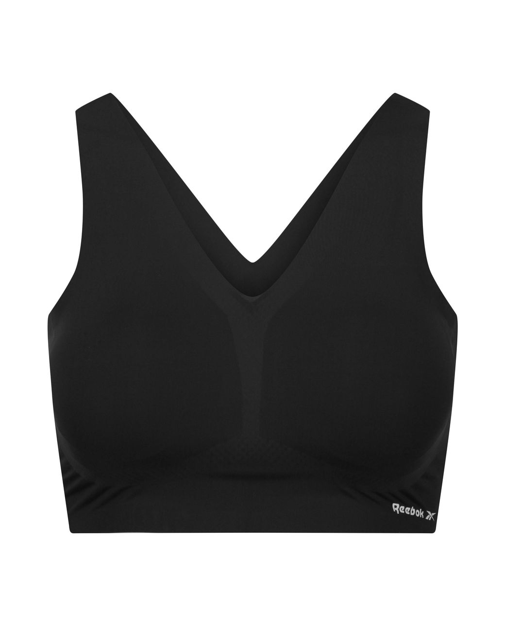 Reebok Black Amina Band Jersey Bralette