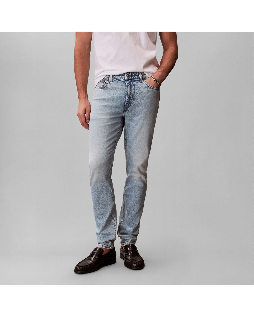 Calvin Klein Blue Slim Fit Jeans for men