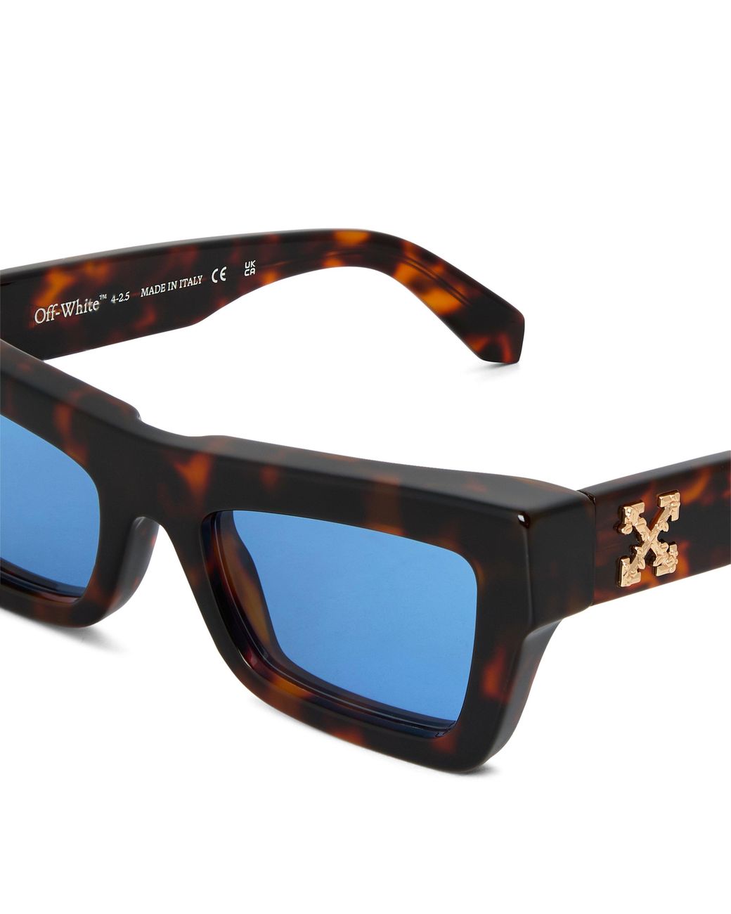 Off-White c/o Virgil Abloh Blue Charleston Square Acetate Sunglasses