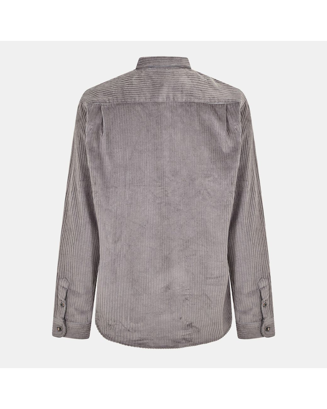 Peter Werth Gray Elmore Long Sleeve Plain Shirt for men