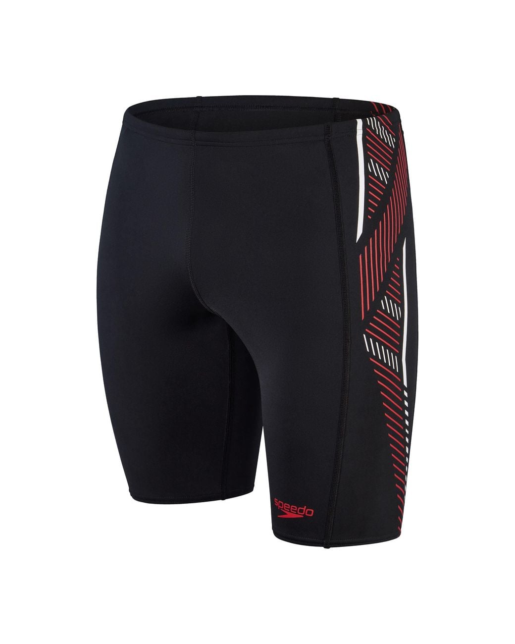 Speedo Black Tech Panel Jam Swim Shorts for men