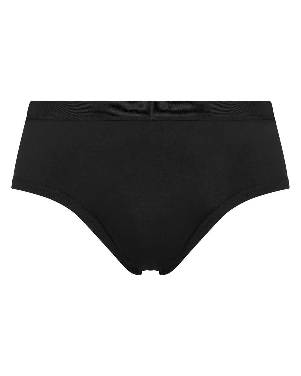 Tom Ford Black Plain Cotton Briefs, 2-Pack for men