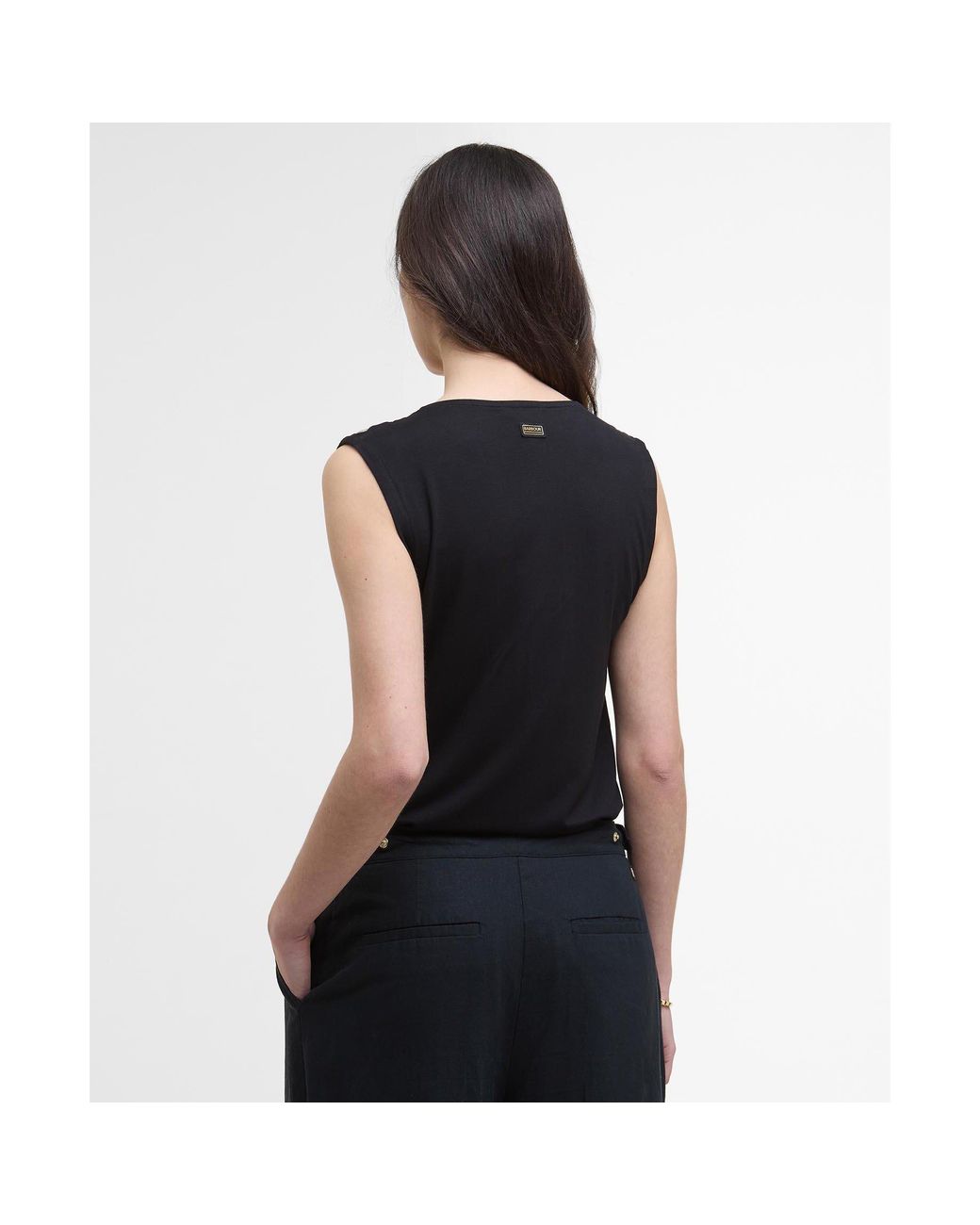 Barbour Black Saskia Top