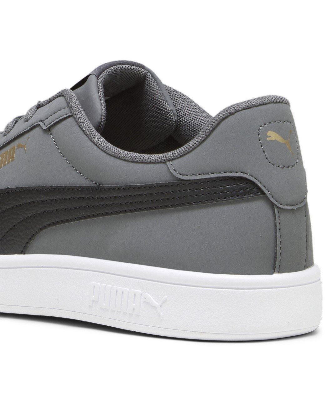 PUMA Gray Smash 3.0 Buck Low-Top Trainers for men
