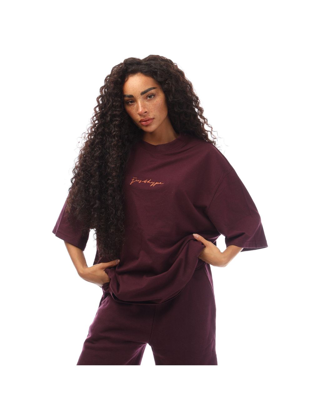 Hype Purple Adults Oversized T-Shirt