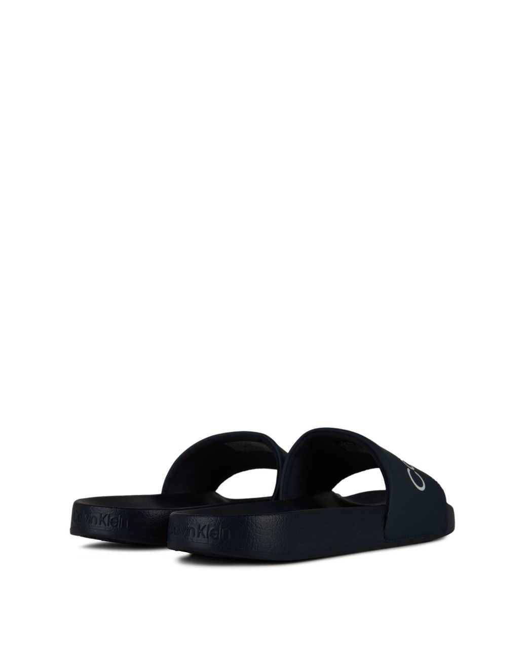Calvin Klein Blue Pool Logo Sliders for men