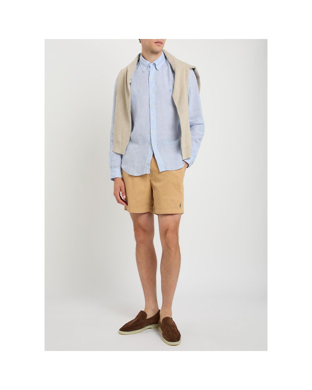 Polo Ralph Lauren White Prl Ls Woven Sport Shirt for men