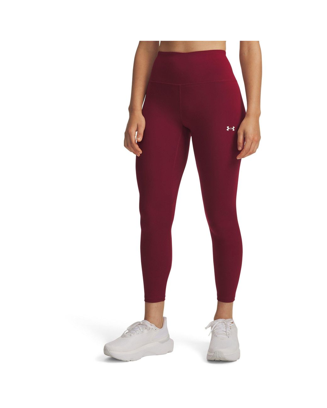 Under Armour Red Motion 7/8 High-Waisted Compression-Fit Tights