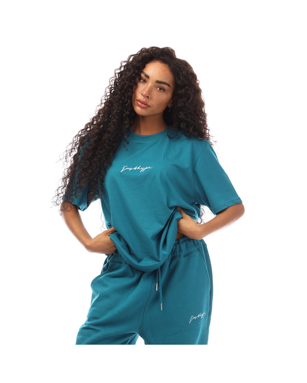 Hype Blue Adults Regular Fit T-Shirt