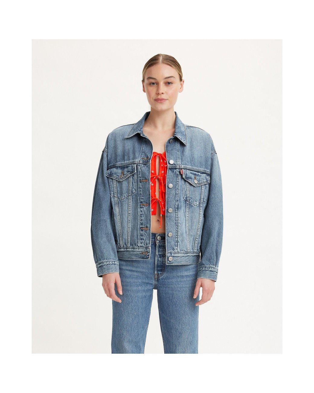 Levi's Blue Trucker Be Kind Rewind Denim Jacket