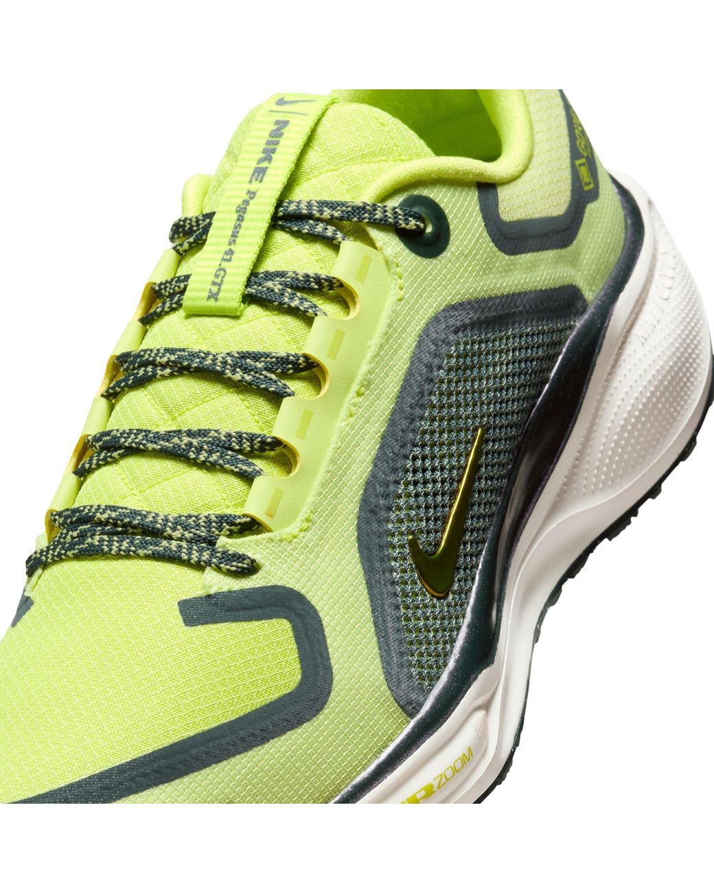 Nike Green Pegasus 41 Gore-Tex Waterproof Road Running Shoes
