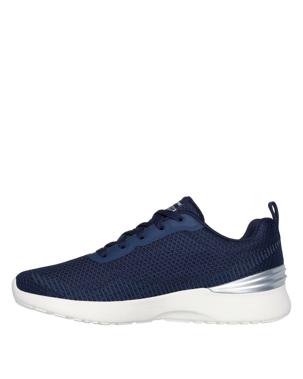 Skechers Blue 3D Print Mesh Lace-Up W Memory Foa Slip On Trainers