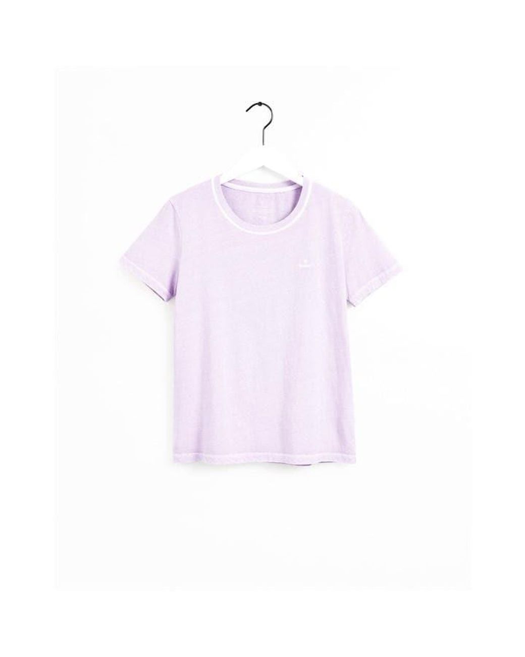 GANT Sunfaded C-neck Ss T-shirt Soothing in Purple | Lyst UK