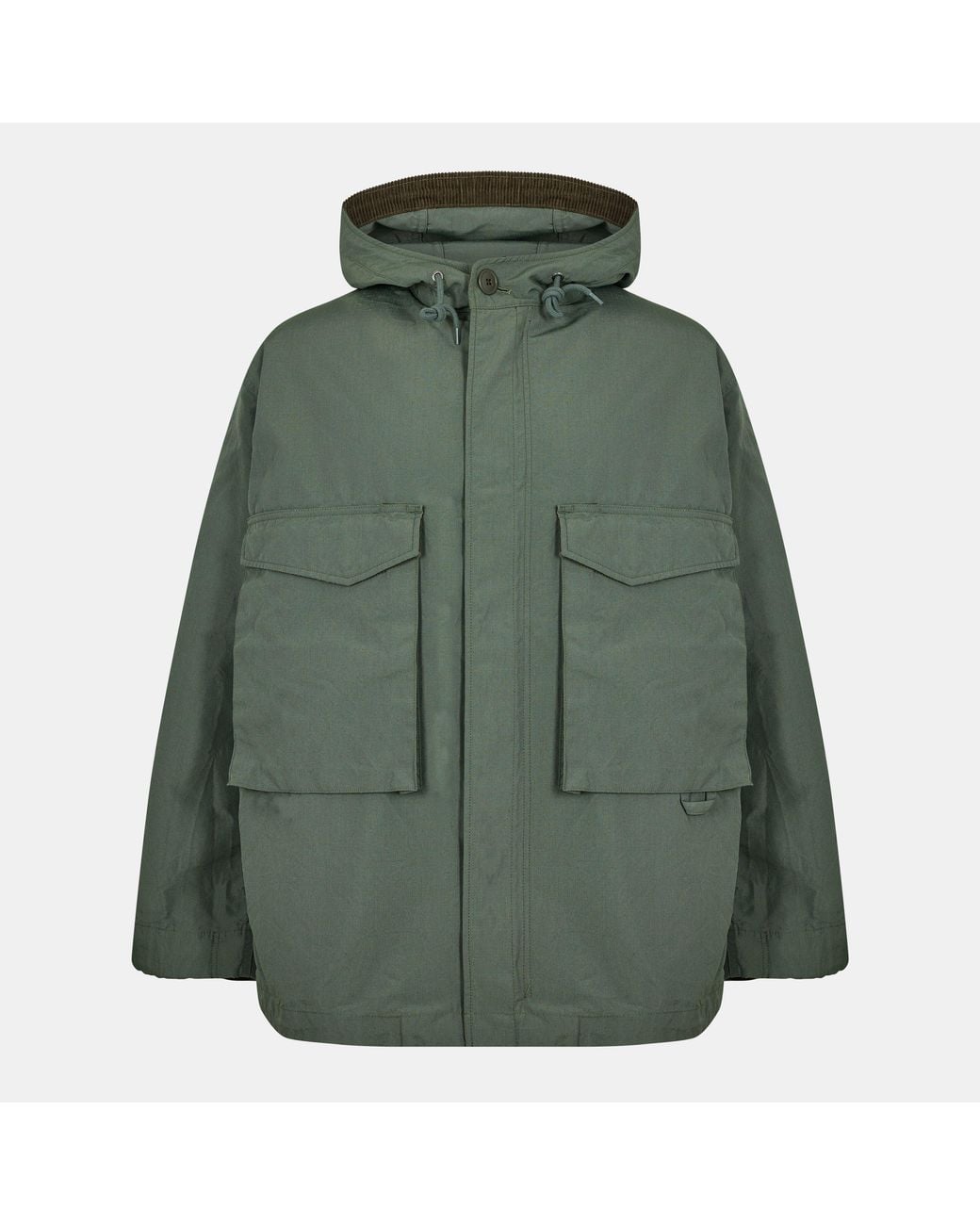 Snow Peak Green Takibi Rain Anorak for men