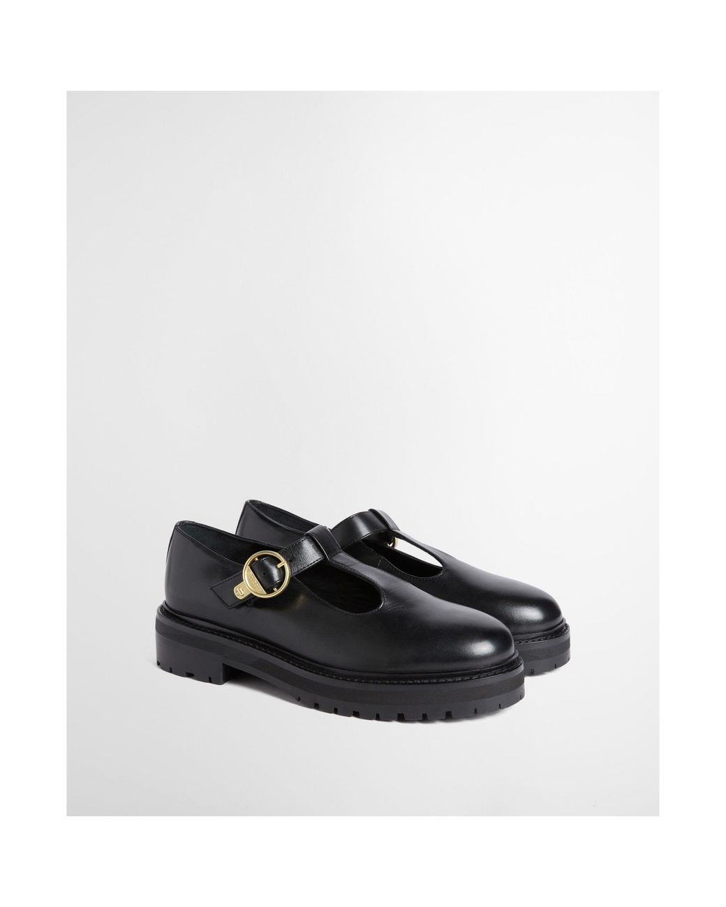 Barbour Black Ryton Leather Mary Janes