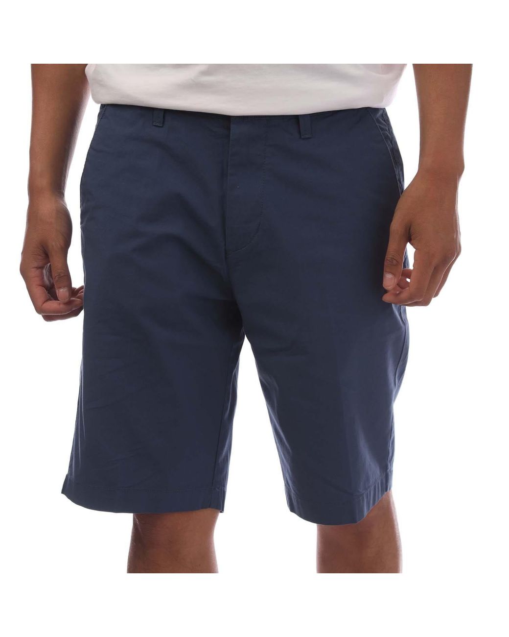 Timberland Blue Topsfield Poplin Chino Shorts for men