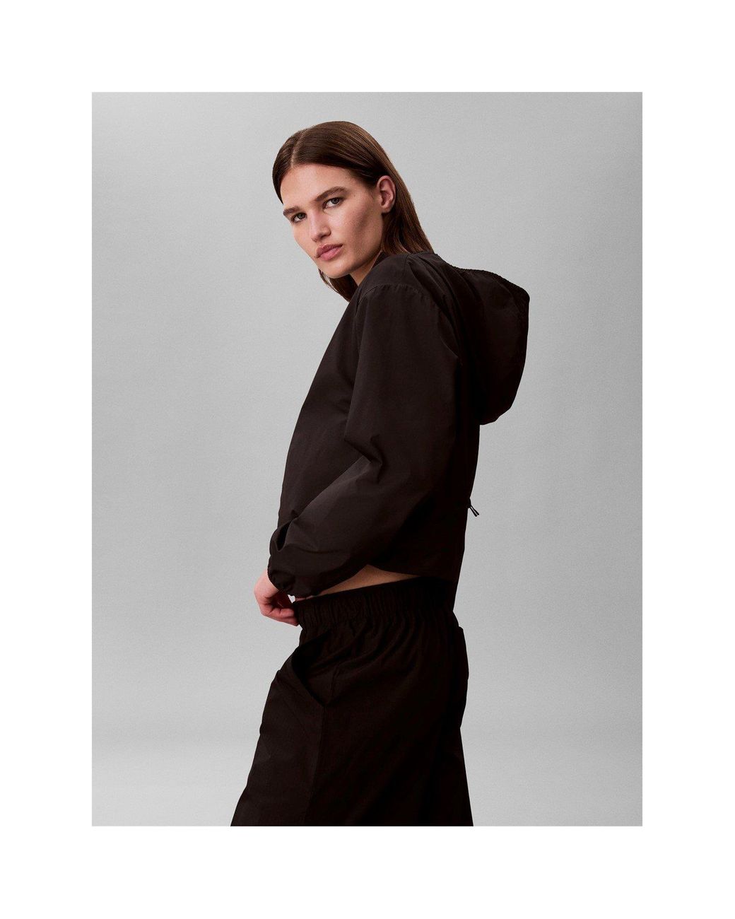 Calvin Klein Black Windbreaker