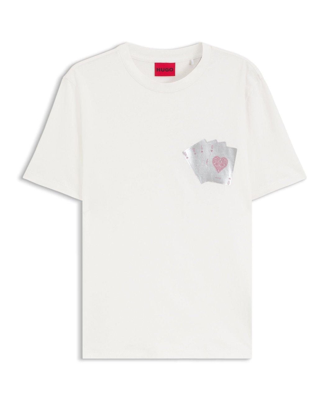 HUGO White Dahr Tee Sn64 for men