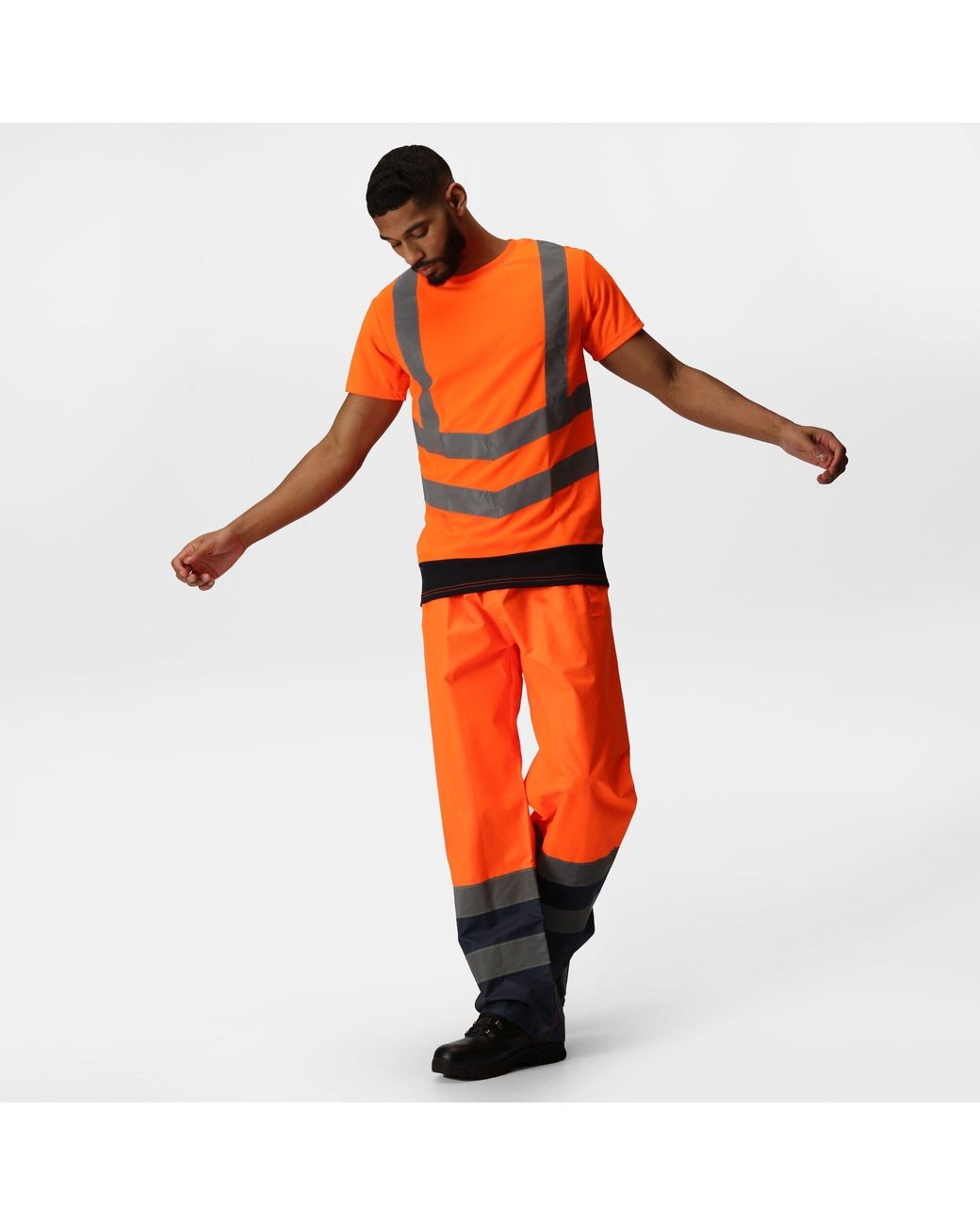 Regatta Orange Hi-Vis T-Shirt for men