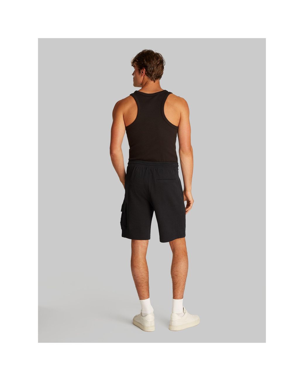 Calvin Klein Black Woven Label Short for men