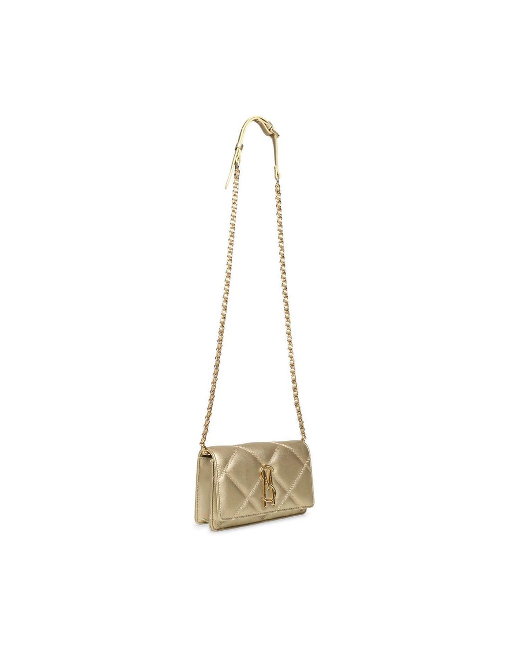 Steve Madden Brown Lm Satin Jewel Shldr