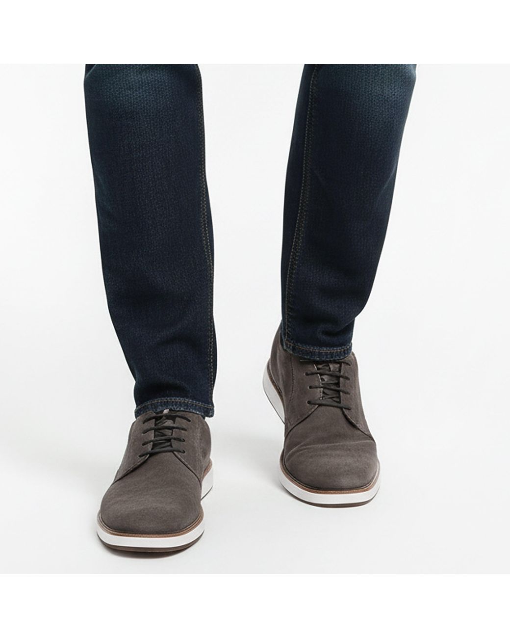 Dune Brown Derby Shoes for men