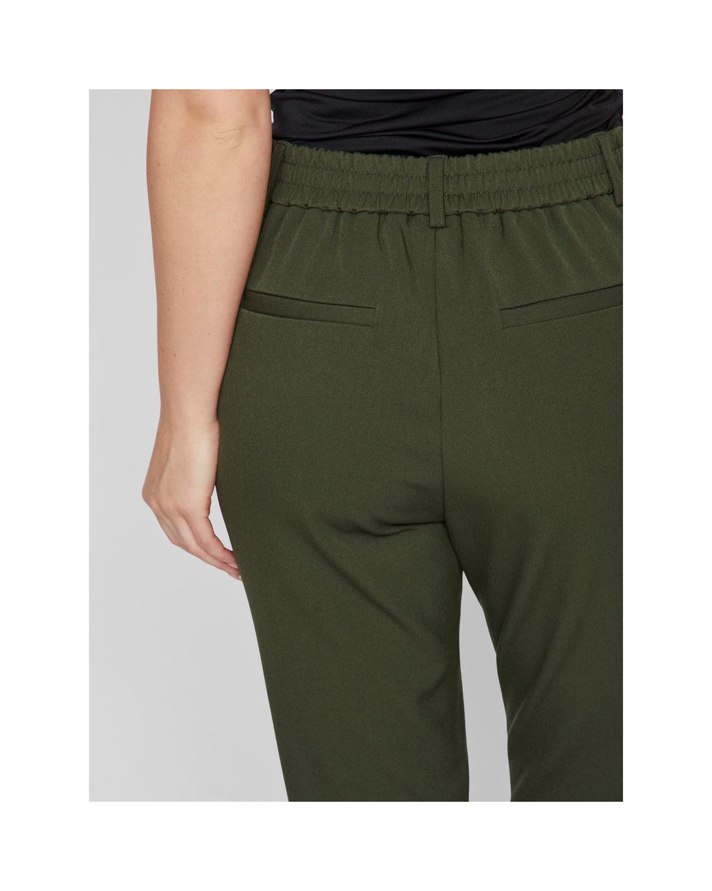 Vila Green Slim Fit Trousers