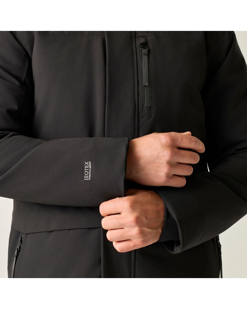 Regatta Black Baylon Waterproof Jacket for men