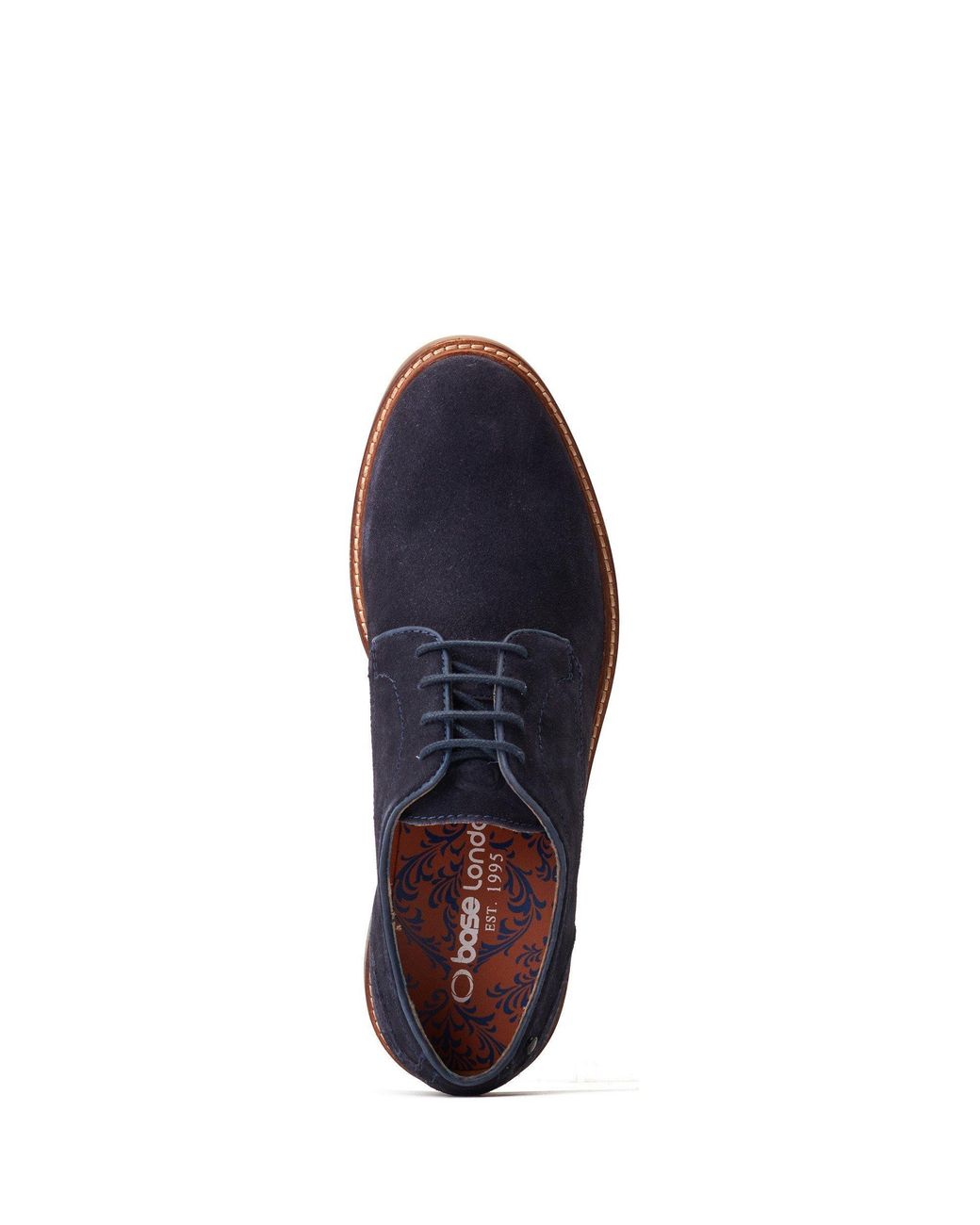 Base London Blue Mawley Derby Shoe for men