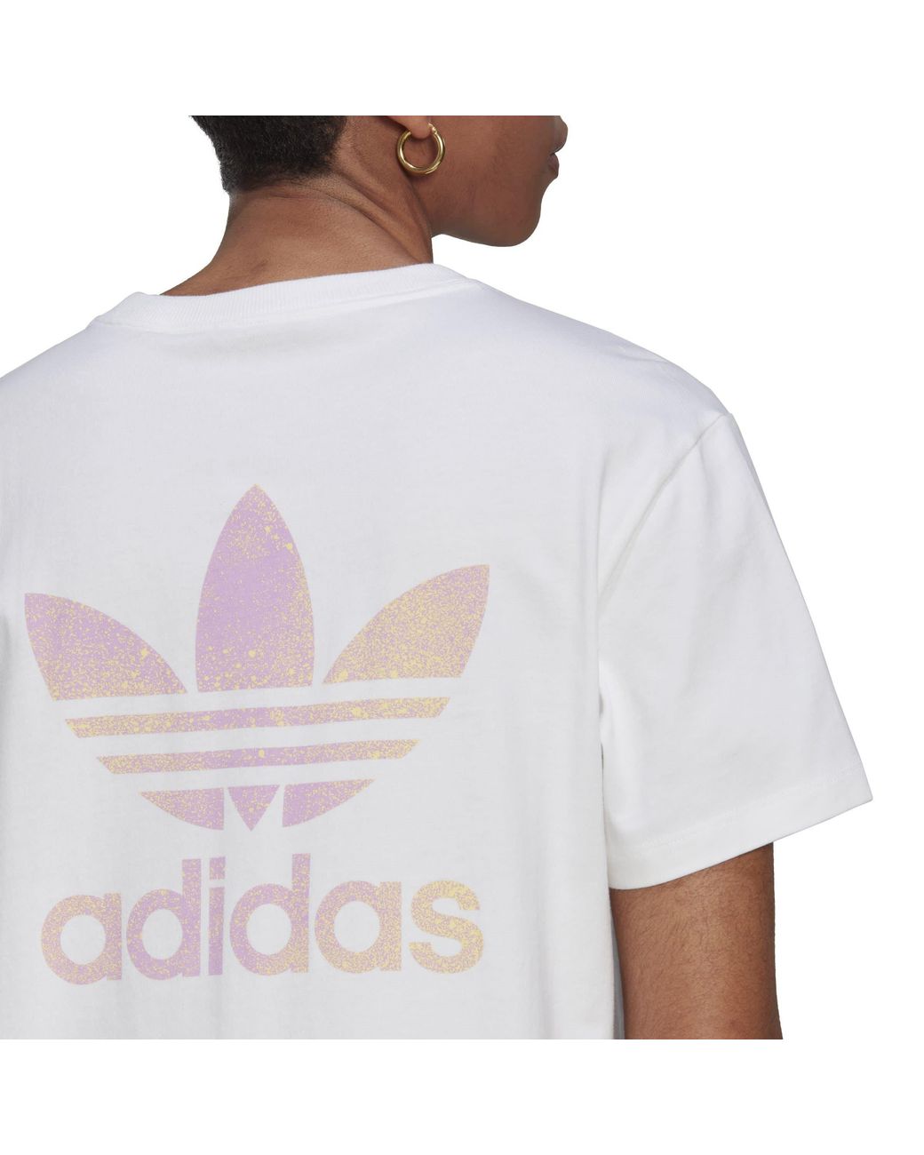 Adidas Originals White Adidas T-Shirt Dress